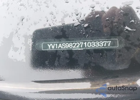 2007 Volvo S80 3.2 from USA, damaged, VIN YV1AS982271033377